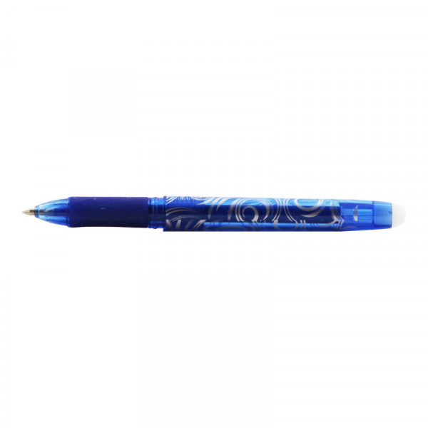 Boîte 12 stylos encre gel effaçable R-Pen bleu pointe moyenne 0.7mm