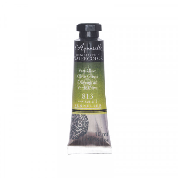 Aquarelle extra-fine - Vert olive - tube 10 ml - Sennelier