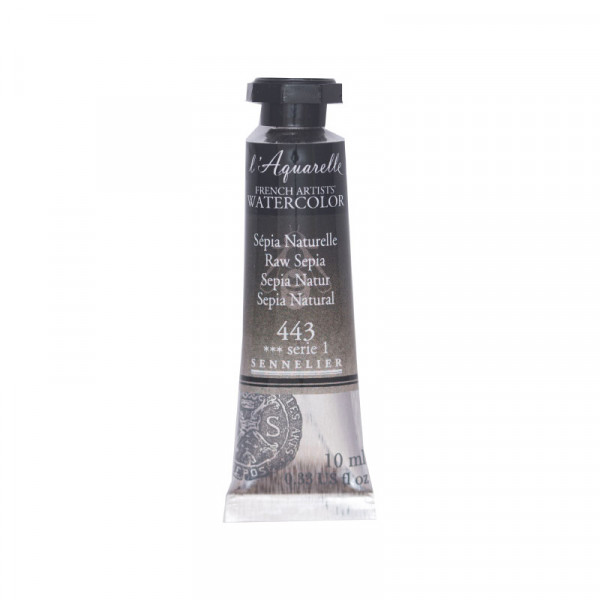 Aquarelle extra-fine - Sépia naturelle - tube 10 ml - Sennelier