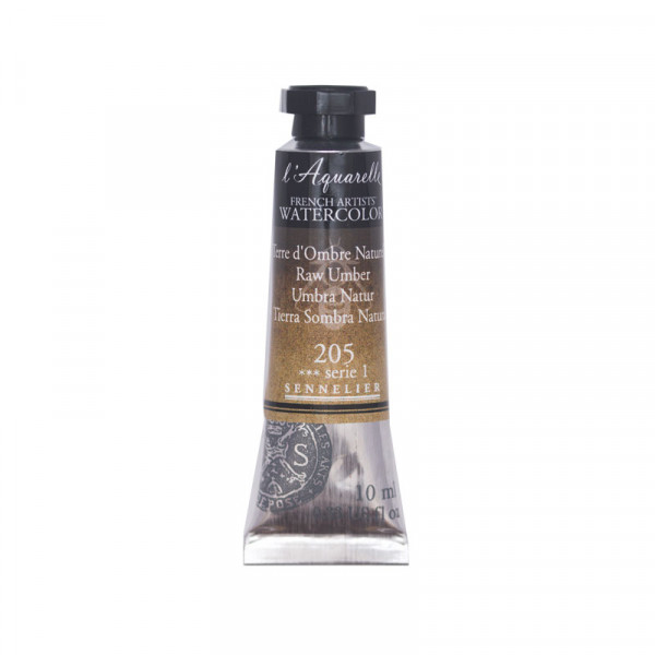 Aquarelle extra-fine - Terre Ombre Naturelle - tube 10 ml - Sennelier
