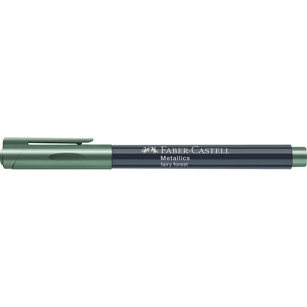 12 marqueurs couleurs métallisées multi-supports Faber-Castell