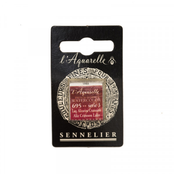Aquarelle Extra-Fine 1/2 Godet Laque Alizarine Cramoisie Sennelier