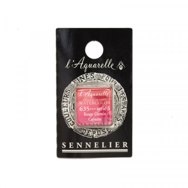 Aquarelle Extra-Fine 1/2 Godet Rouge Carmin Sennelier