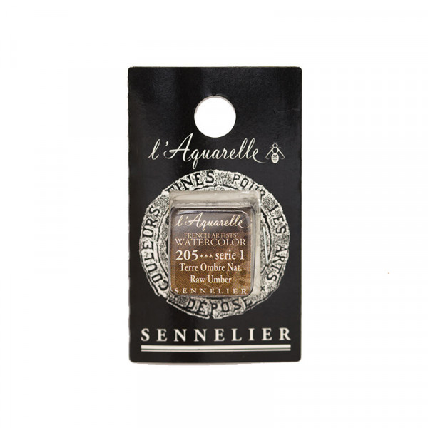 Aquarelle Extra-Fine 1/2 Godet Terre ombre naturelle Sennelier