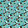 3 feuilles de papier Décopatch 30 x 40 cm motif pirate