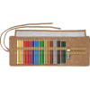 33 crayons de couleur - Polychromos - Trousse rouleau - Accessoires - Faber-Castell