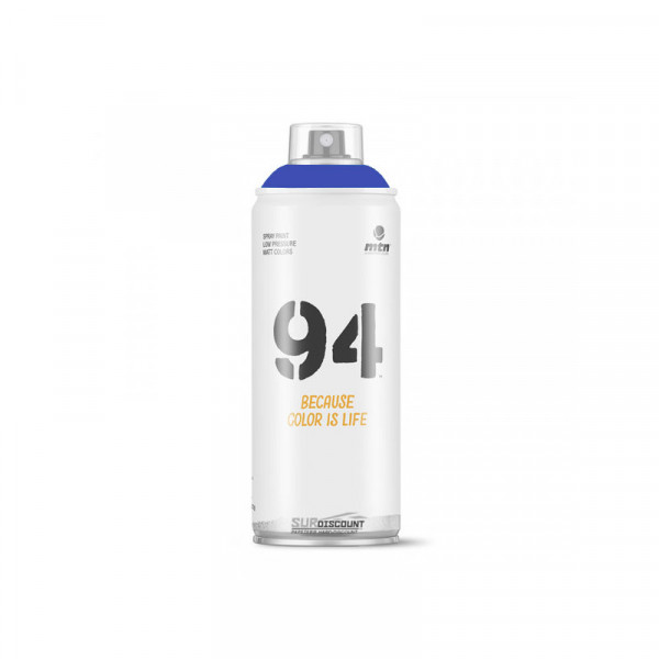 Bombe de peinture MTN 94 - bleu babylone - Surdiscount