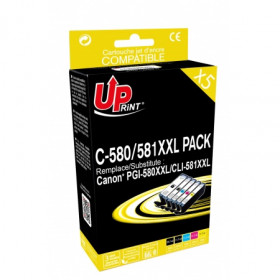 Canon PGI-580XL CLI-581XL pack de 5 cartouches compatibles C-580 581XL UpPrint