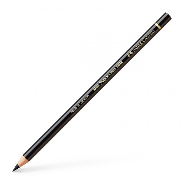 Crayon de couleur Polychromos - noir - Faber-Castell | Surdiscount
