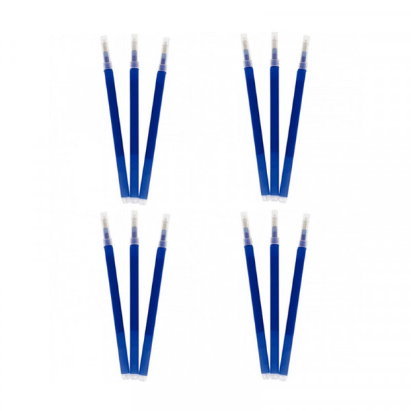 Lot de 12 recharges encre gel effaçable pour stylo R-Pen bleu