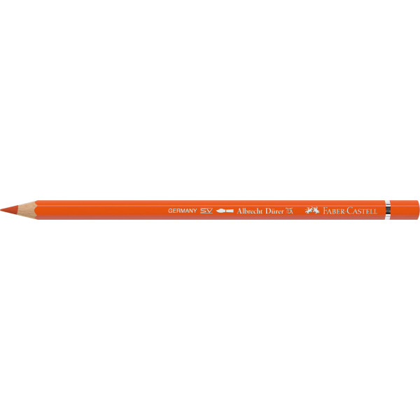 Crayon de couleur 115 orange cadmium foncé aquarellable Albrecht Dürer Faber-Castell