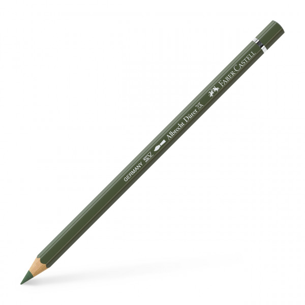 Crayon de couleur vert oxyde chrome opaque aquarellable Albrecht Dürer Faber-Castell