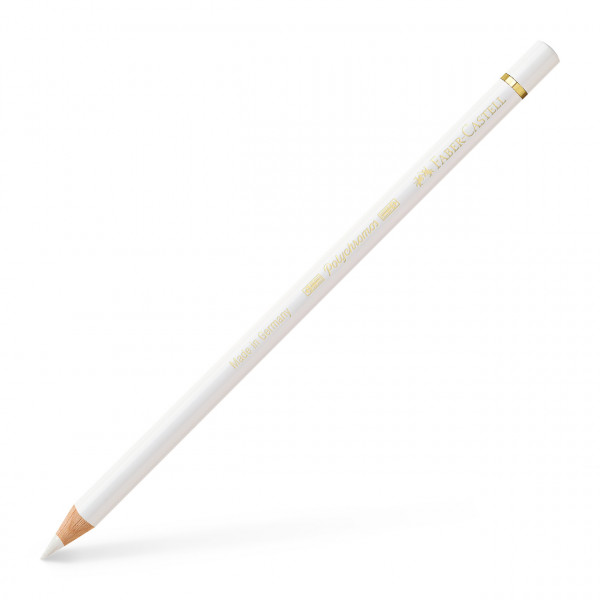Crayon de couleur blanc Polychromos Faber-Castell