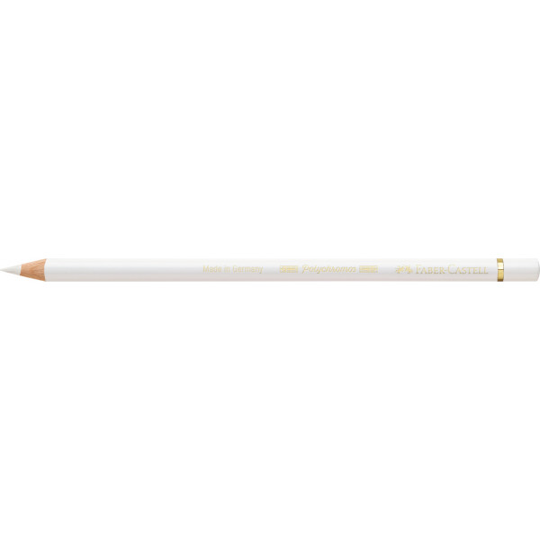 Crayon de couleur - Blanc - 101 - Polychromos - Faber-Castell