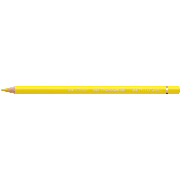 Crayon de couleur - Jaune chrome clair - 106 - Polychromos - Faber-Castell