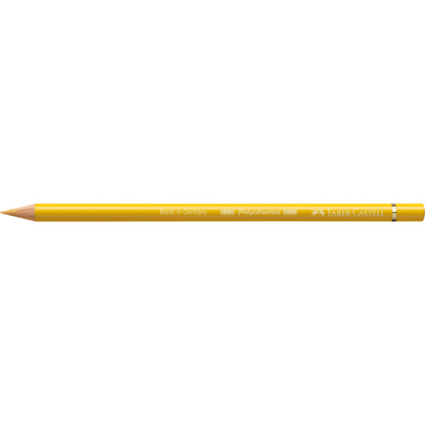 Crayon de couleur - Jaune de Naples foncé - 184 - Polychromos - Faber-Castell