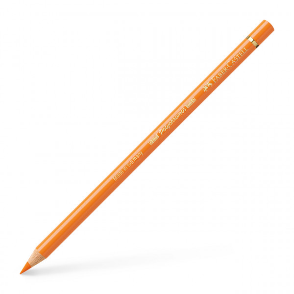 Crayon de couleur orange cadmium Polychromos Faber-Castell