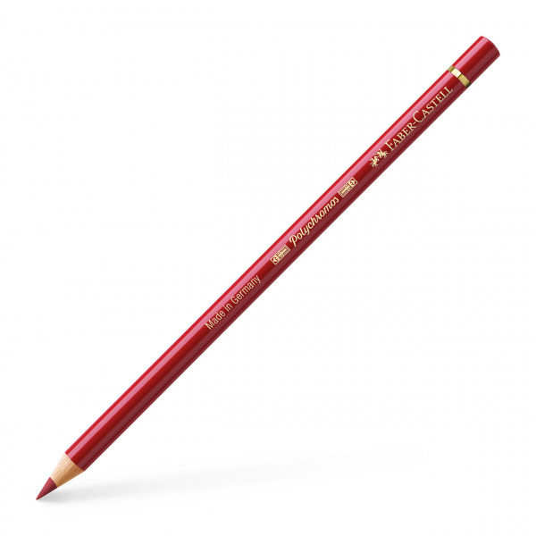 Crayon de couleur rouge de cadmium moyen Polychromos Faber-Castell | Surdiscount