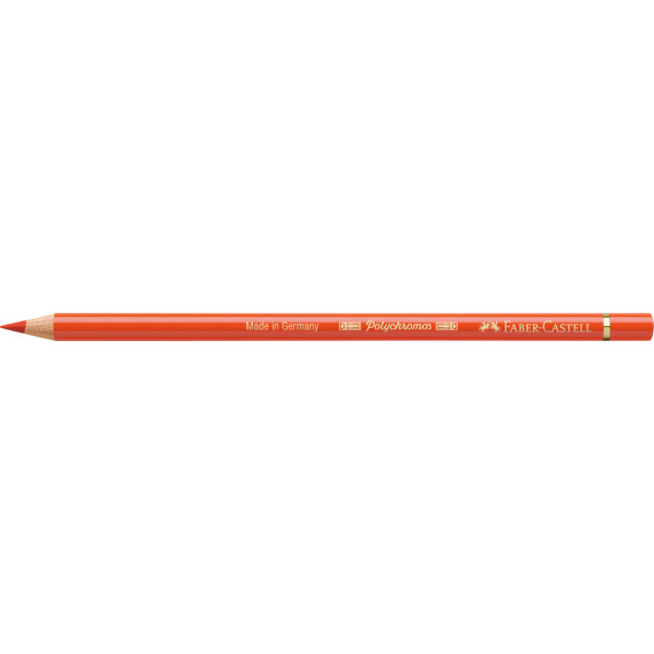Crayon de couleur - Orange de cadmium foncé - 115 - Polychromos - Faber-Castell