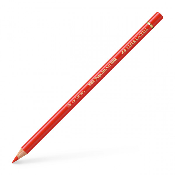 Crayon de couleur rouge cadmium clair Polychromos Faber-Castell