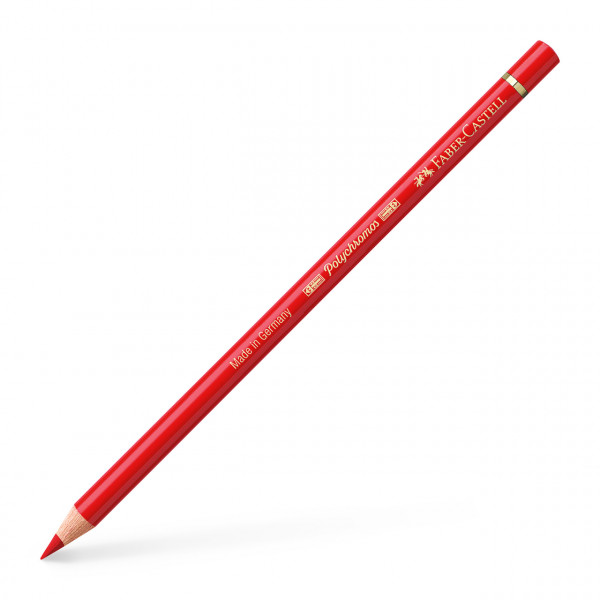 Crayon de couleur rouge géranium clair Polychromos Faber-Castell