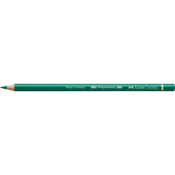 Crayon de couleur - Vert phtalo foncé - 264 - Polychromos - Faber-Castell