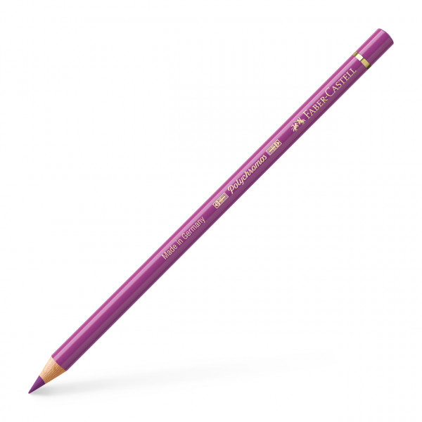 Crayon de couleur rouge violet clair Polychromos Faber-Castell