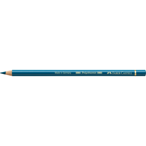 Crayon de couleur turquoise hélio Polychromos Faber-Castell