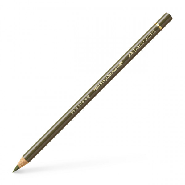 Crayon de couleur vert olive jaunâtre Polychromos Faber-Castell | Surdiscount