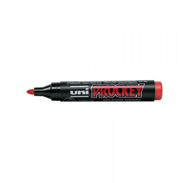 Marqueur permanent indélébile Prockey pointe conique rouge