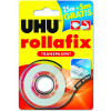 Ruban adhésif avec dévidoir UHU Rollafix transparent 25m+5m | Surdiscount