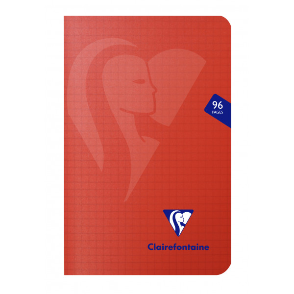 Carnet Polypro Mimesys Polypro 110X170 96P Petits Carreaux 5X5 Assortiment Clairefontaine
