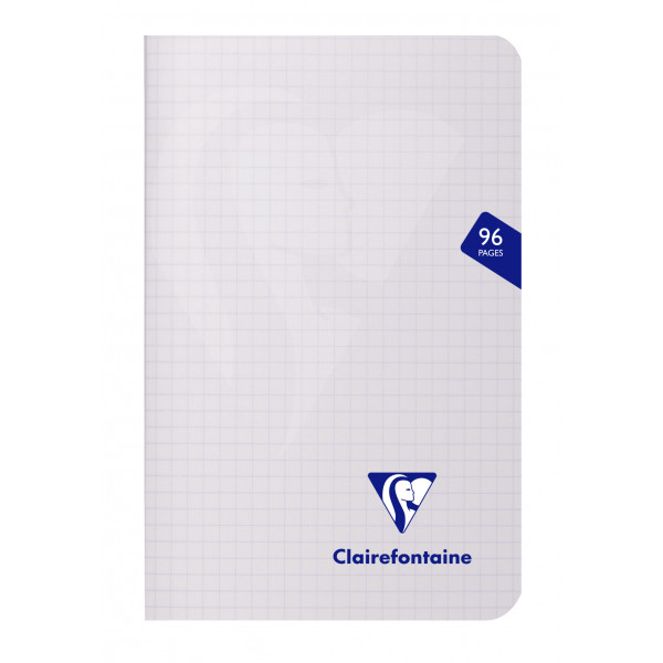 Carnet Polypro Mimesys 90X140 96P Petits Carreaux 5X5 Assortiment Clairefontaine