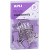 Boîte de 15 pinces à clip couleurs pastel Nordik Apli