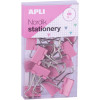 Boîte de 15 pinces à clip couleurs pastel Nordik Apli