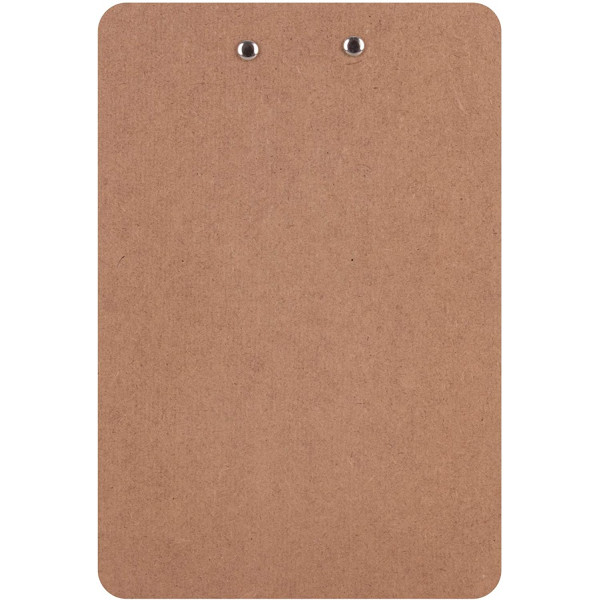 Porte-bloc - Pour document A5 - Clip métal bleu - Bois - Apli Nordik