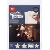 3 feuilles de plastique magique brillant phosphorescent A4 Apli Kids