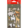 Stickers autocollants animaux 50 pièces Apli Kids