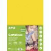 photo-Carton de couleur jaune A4 170 g 50 feuilles - Apli