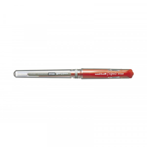 Stylo roller Uni-Ball Signo Broad Rouge