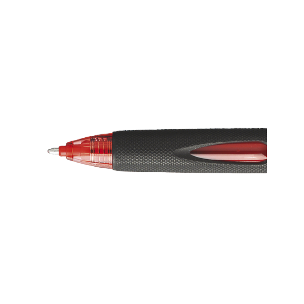 Stylo bille Powertank Uni Ball rouge pointe moyenne