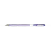 Stylo encre gel violet pointe moyenne 0,7mm UniBall Signo