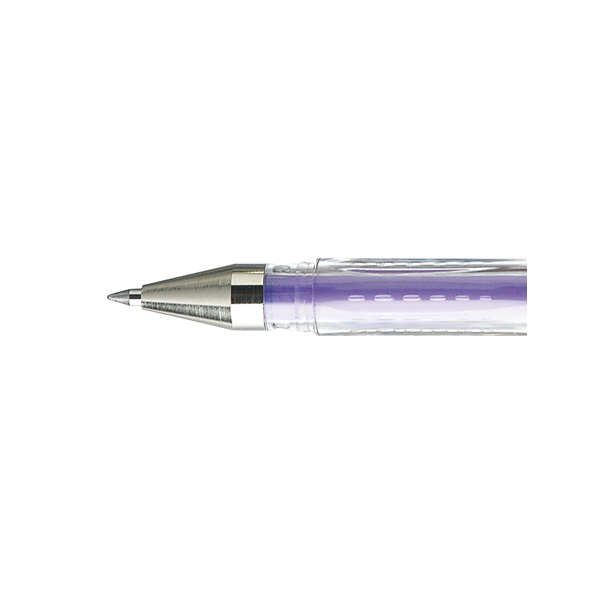 Stylo encre gel violet pointe moyenne 0,7mm UniBall Signo