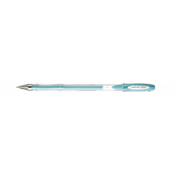 Stylo encre gel vert pastel pointe moyenne 0,7mm UniBall Signo