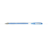 Stylo encre gel bleu pastel pointe moyenne 0,7mm UniBall Signo