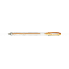 Stylo encre gel orange pastel pointe moyenne 0,7mm UniBall Signo