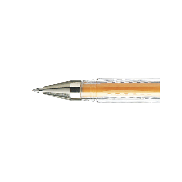 Stylo encre gel orange pastel pointe moyenne 0,7mm UniBall Signo