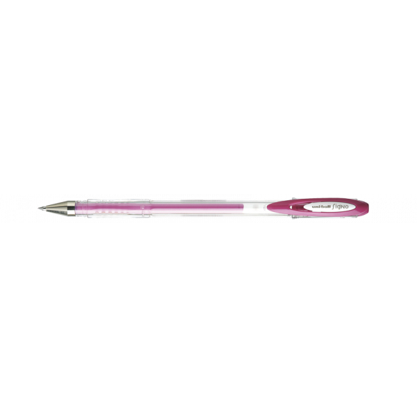 Stylo encre gel rose pointe moyenne 0,7mm UniBall Signo