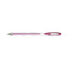 Stylo encre gel rose pointe moyenne 0,7mm UniBall Signo
