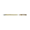 Stylo encre gel or pointe moyenne 0,7mm UniBall Signo
